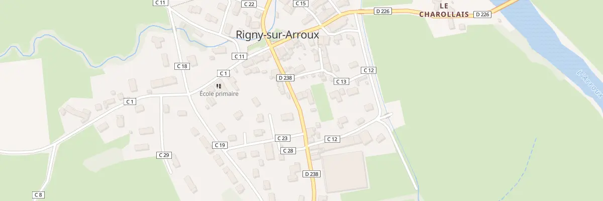 Plan du 3 Rte du Verdier à Rigny-sur-Arroux