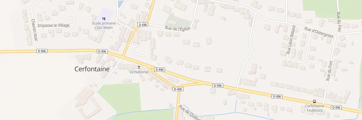 Plan du 139 Rte Nationale-le Faubourg à Cerfontaine