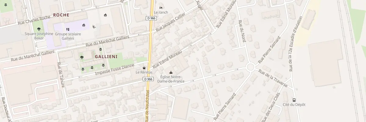 Plan du 18 Rue Edmé Moreau à Reims