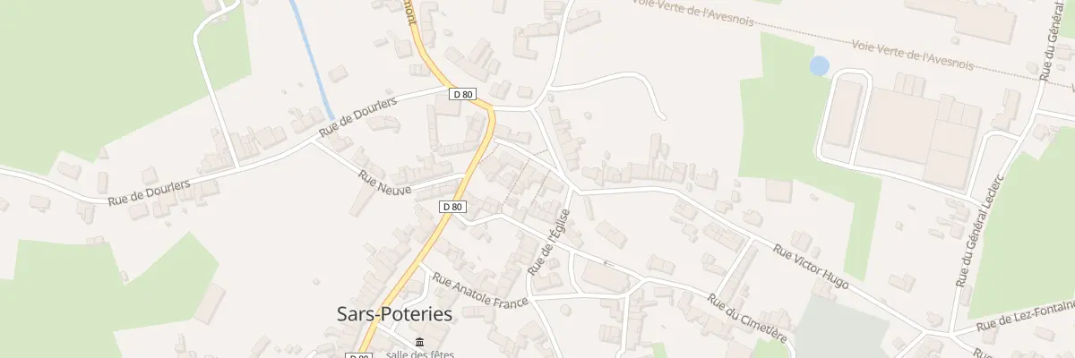 Plan du 6 Pl du Vieux Marché à Sars-Poteries