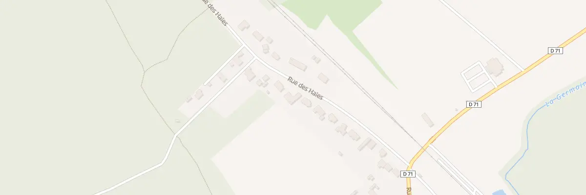 Plan du 23 Rue des Haies à Germaine