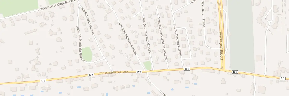 Plan du 83 Rue du Professeur Guérin à Riorges