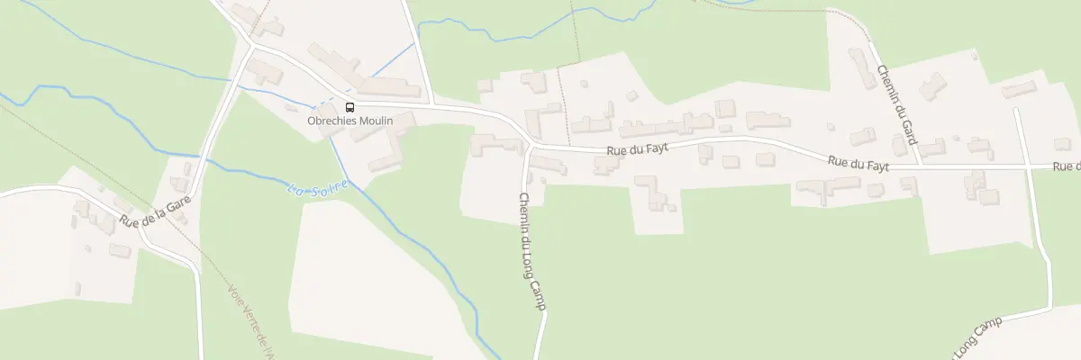 Plan du 96 Rue du Fayt à Obrechies