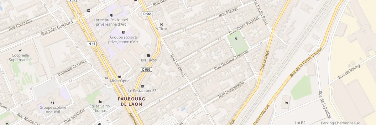 Plan du 4 Rue Victor Rogelet à Reims