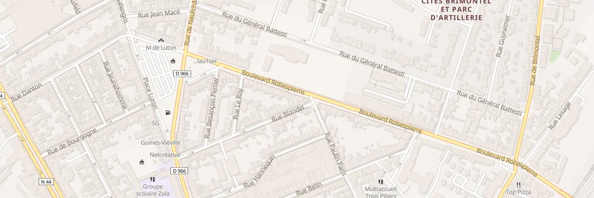 Plan du 30 Bd Robespierre à Reims