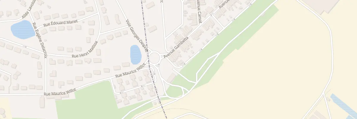 Plan du 57 Av Gambetta à Boussois
