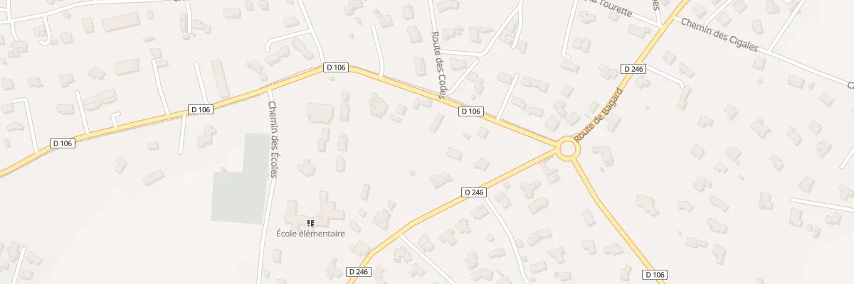 Plan du 701 Rte de Ribaute à Boisset-et-Gaujac