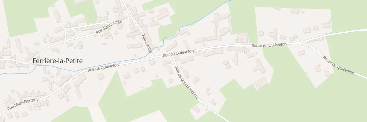Plan du 12 Rue de Quiévelon à Ferrière-la-Petite