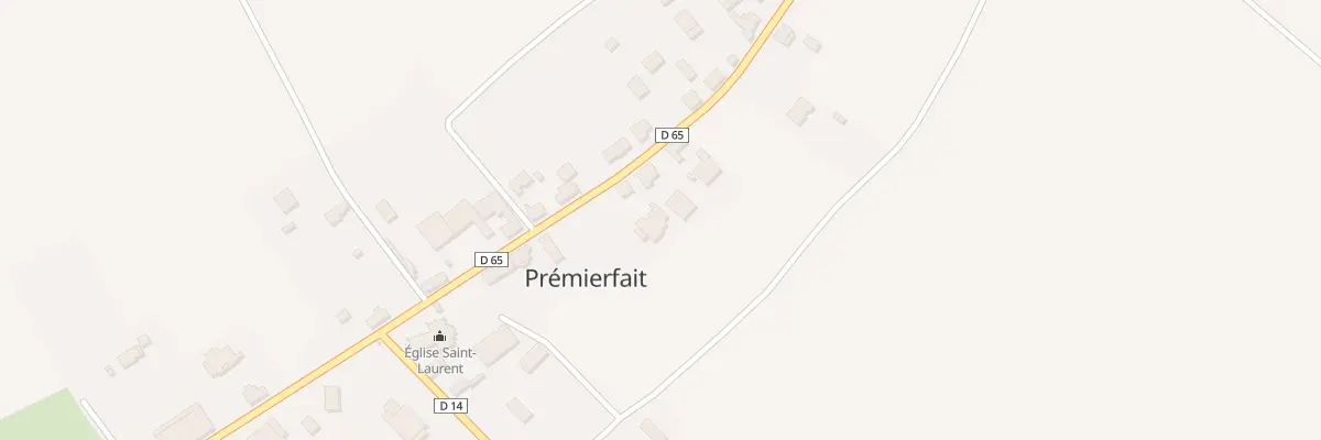 Plan du 28 Rue Saint Laurent à Prémierfait