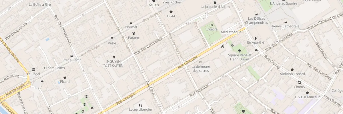 Plan du 26 Rue des Capucins à Reims