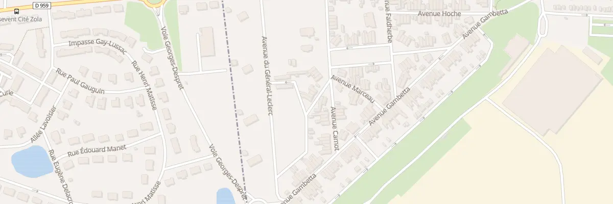 Plan du 5 Av Jeanne d’Arc à Boussois