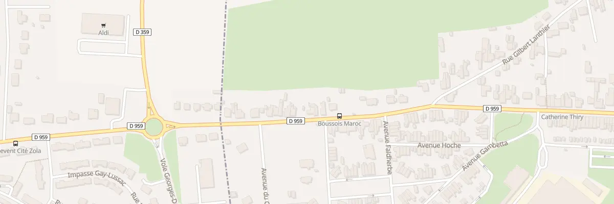 Plan du 72 Rue Eugene Chimot à Boussois