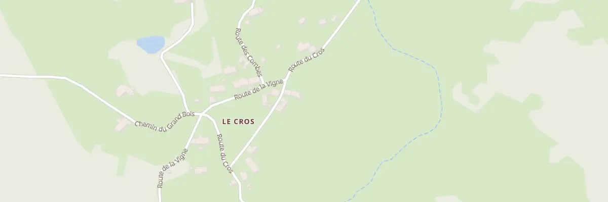 Plan du 223 Rte du Cros à Merle-Leignec