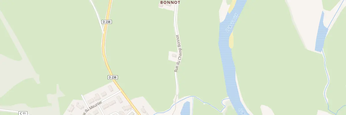 Plan du 3 Rue du Champ Bonnot à Rigny-sur-Arroux