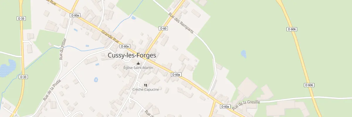 Plan du 45 Gr Grande Rue à Cussy-les-Forges
