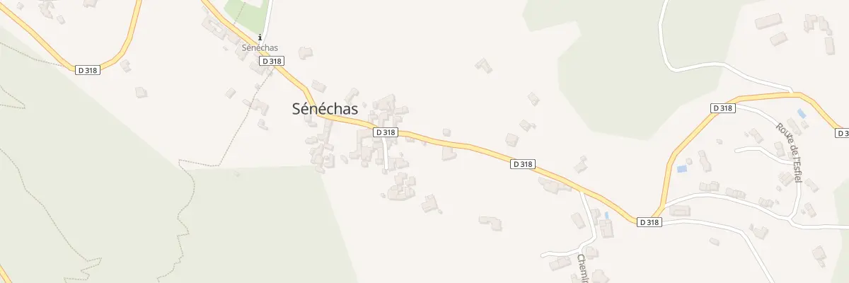 Plan du 5052 Le Village à Sénéchas