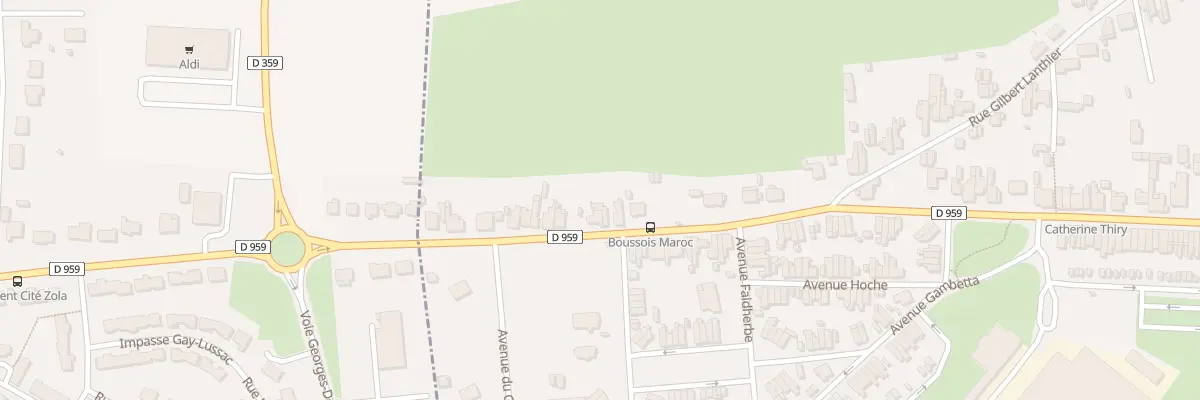 Plan du 70 Rue Eugene Chimot à Boussois