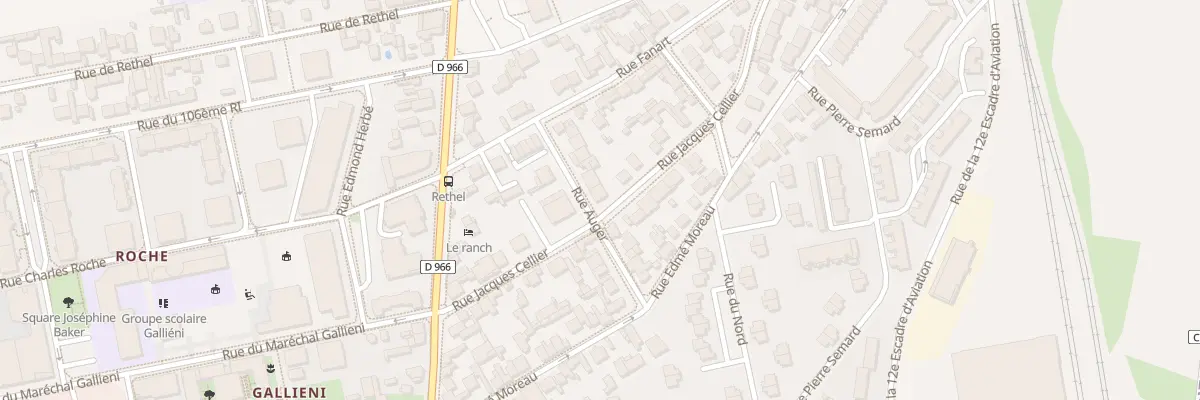 Plan du 11 Rue Jacques Cellier à Reims