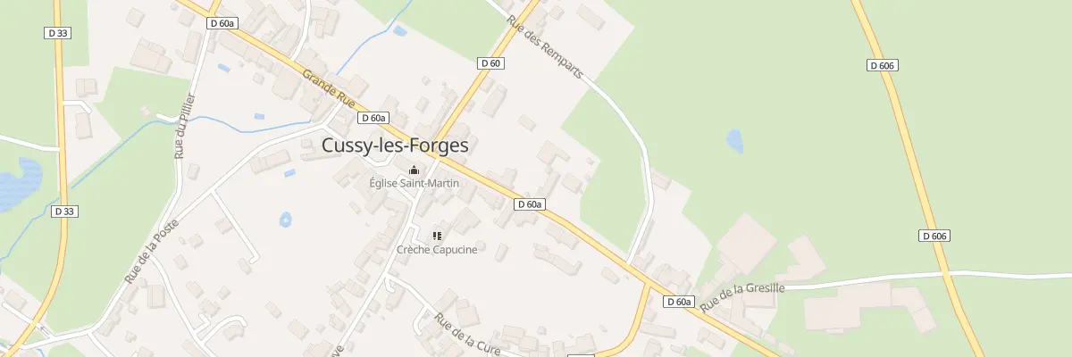 Plan du 47 Gr Grande Rue à Cussy-les-Forges