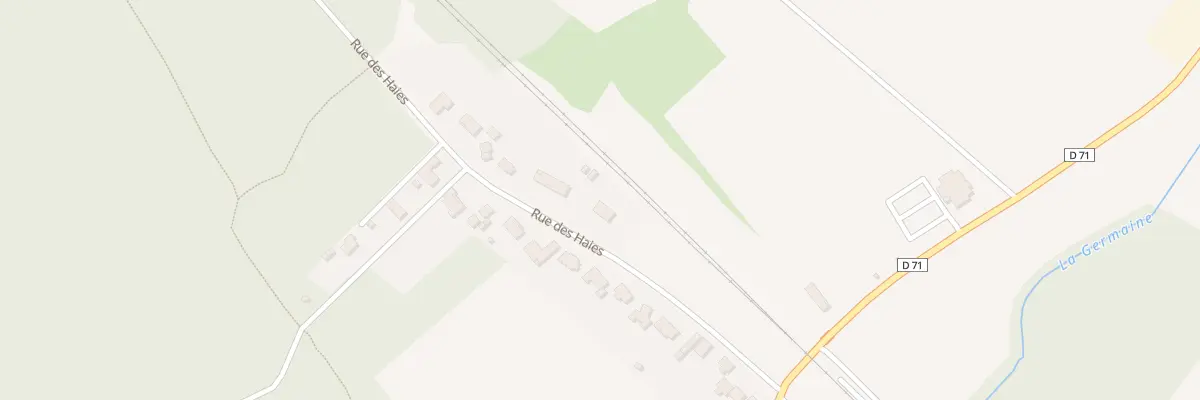 Plan du 2 Rue des Haies à Germaine