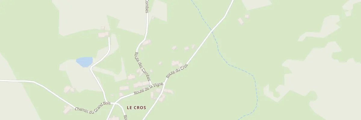 Plan du 9001 Le Cros à Merle-Leignec
