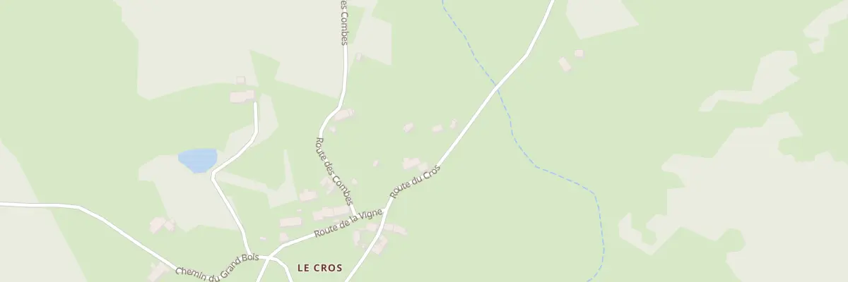 Plan du 86 Rte du Cros à Merle-Leignec