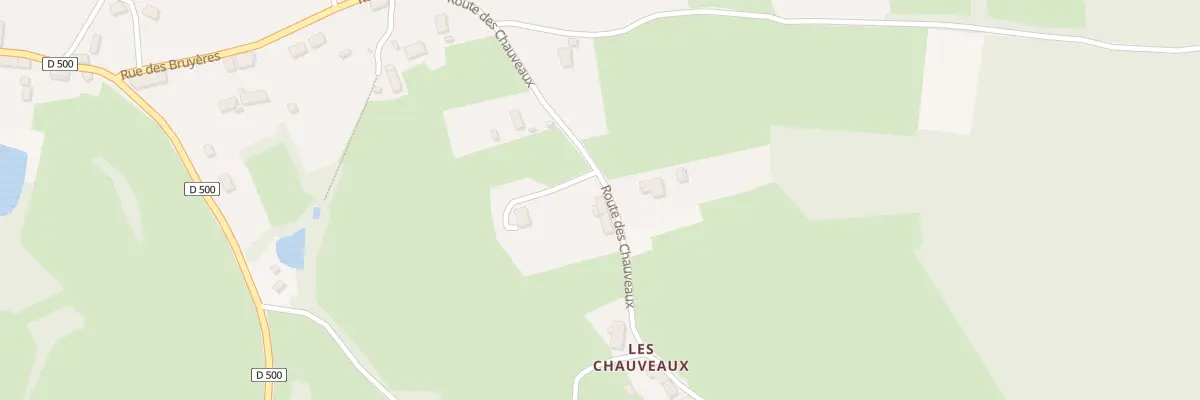 Plan du 12 Rte des Chauveaux à Arleuf