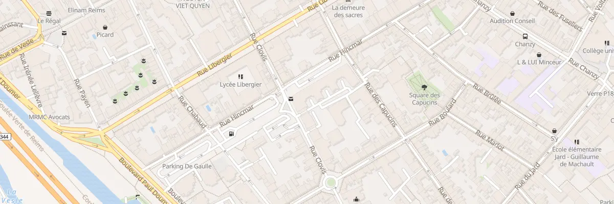 Plan du 42 Rue des Capucins à Reims