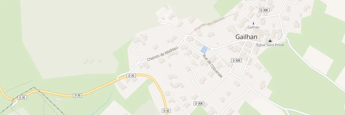 Plan du 5121 La Clausade à Gailhan