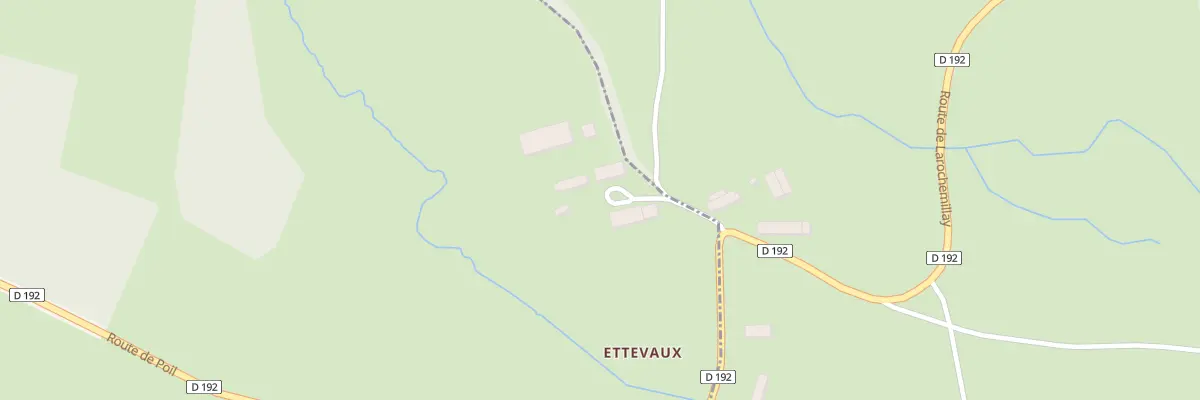 Plan du 1 Che du Domaine d’Ettevaux à Larochemillay