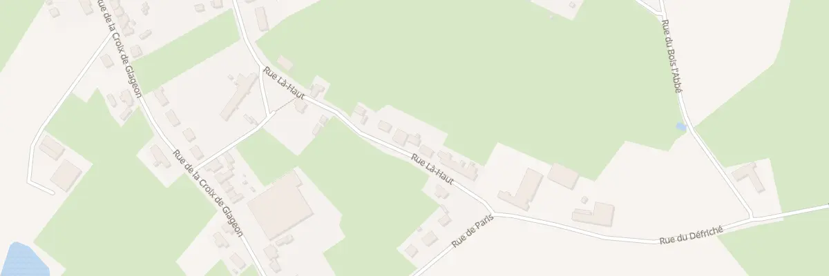 Plan du 91 Rue Là Haut à Sains-du-Nord