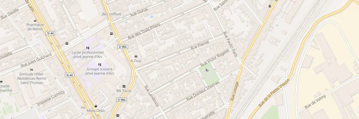 Plan du 26 Rue Pierret à Reims