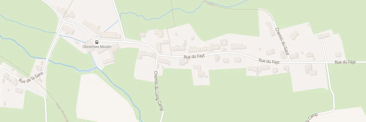 Plan du 156 Rue du Fayt à Obrechies