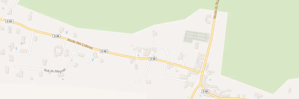 Plan du 184 Rte des Collines à Arthun