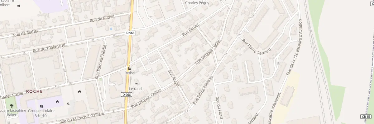 Plan du 15 Rue Jacques Cellier à Reims