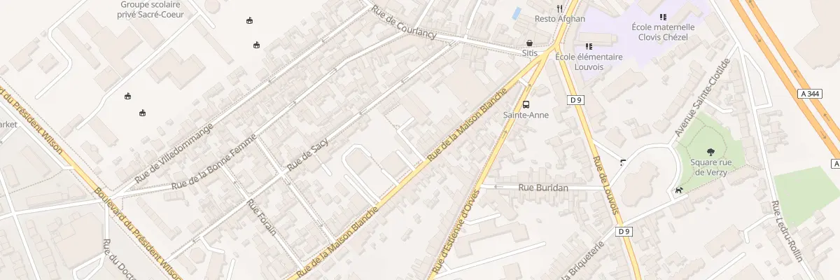 Plan du 30 Rue de la Maison Blanche à Reims