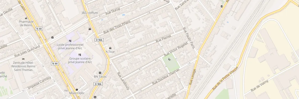 Plan du 28 Rue Pierret à Reims