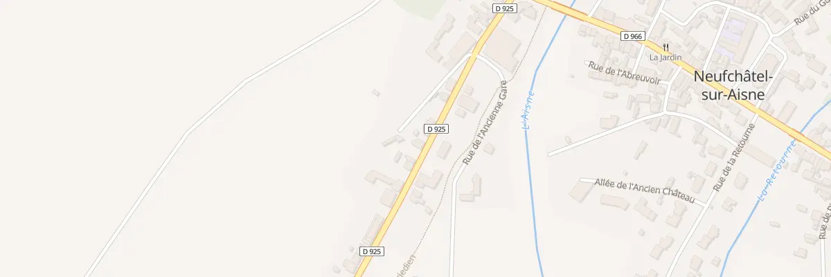 Plan du 22 Rue de Menneville à Neufchâtel-sur-Aisne