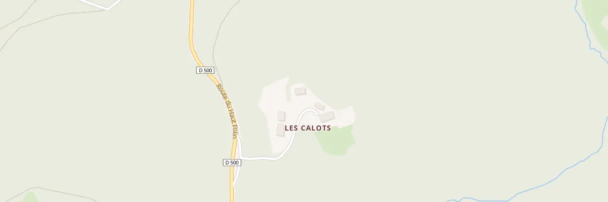 Plan du 85 Les Calots à Glux-en-Glenne