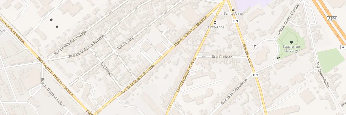 Plan du 35 Rue de la Maison Blanche à Reims