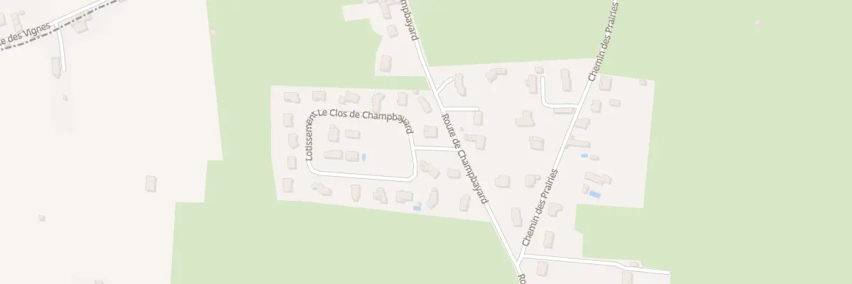 Plan du 1 Lot Le Clos de Champbayard à Sainte-Agathe-la-Bouteresse