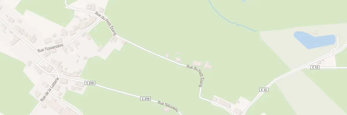 Plan du 13 Rue du Petit Etang à Sains-du-Nord