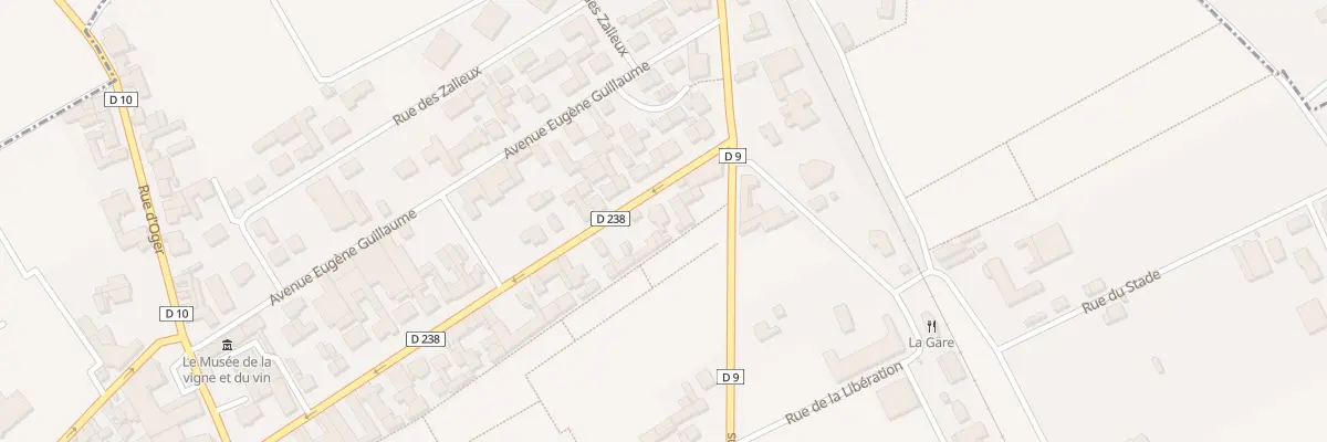 Plan du 38 Av de la République au Mesnil-sur-Oger