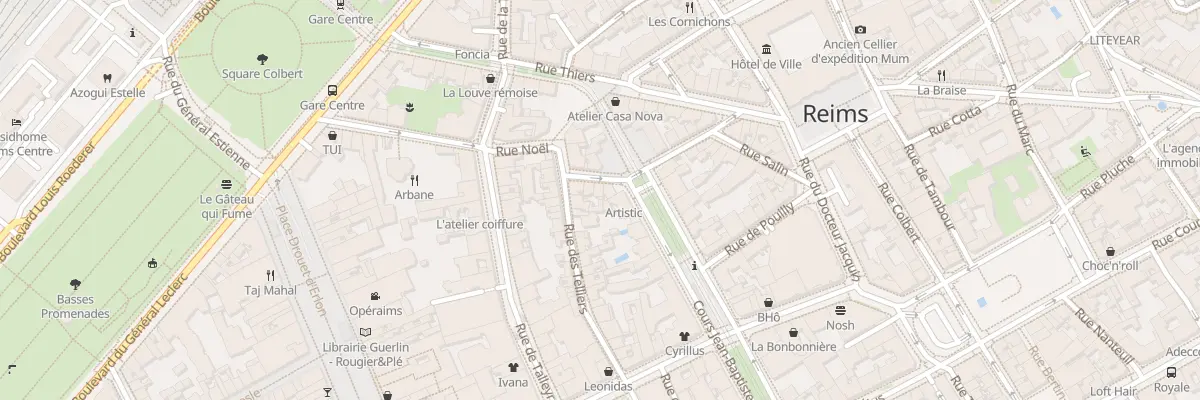 Plan du 3 Rue du Carrouge à Reims