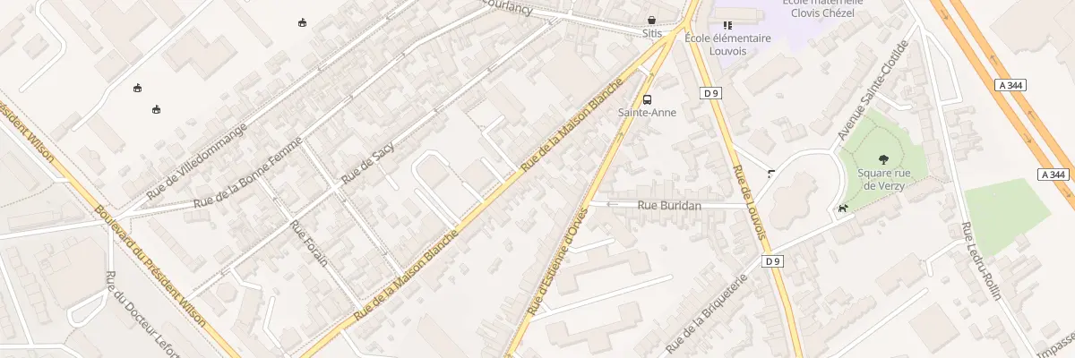 Plan du 27 Rue de la Maison Blanche à Reims
