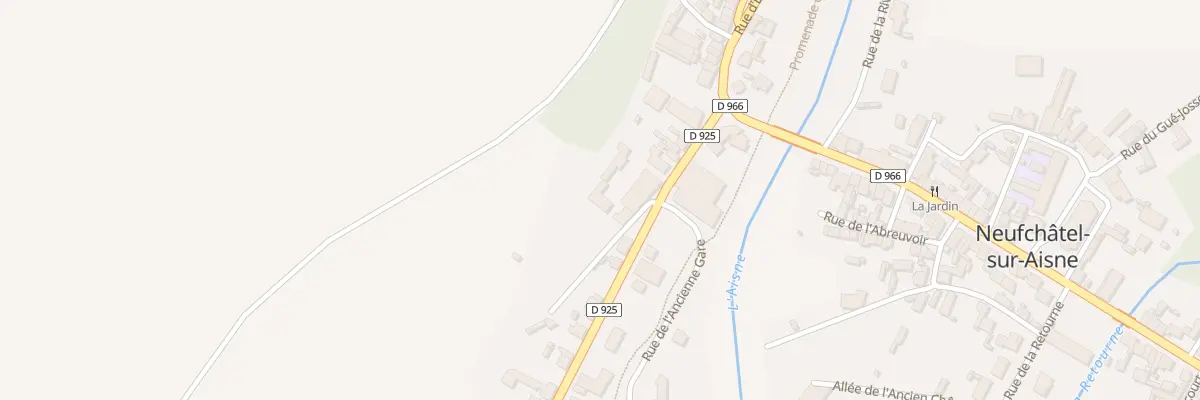 Plan du 14 Rue de Menneville à Neufchâtel-sur-Aisne