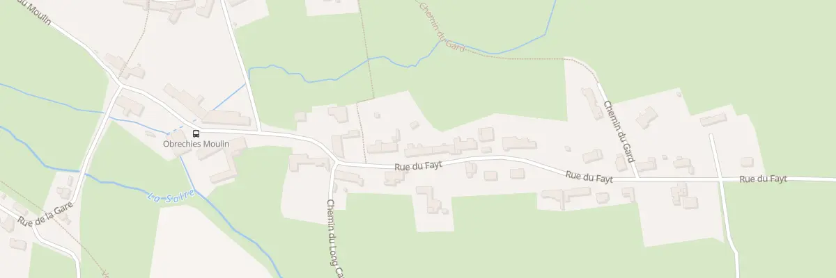 Plan du 189 Rue du Fayt à Obrechies
