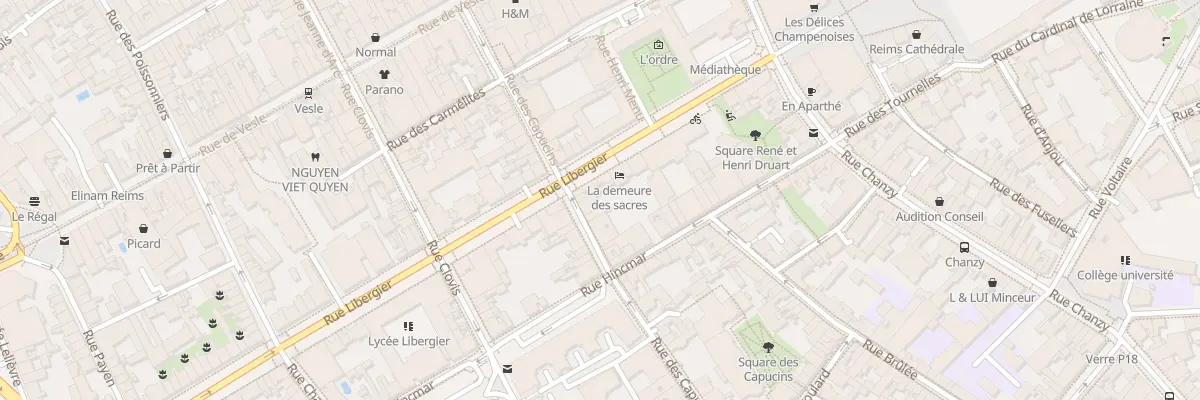 Plan du 37 Rue des Capucins à Reims