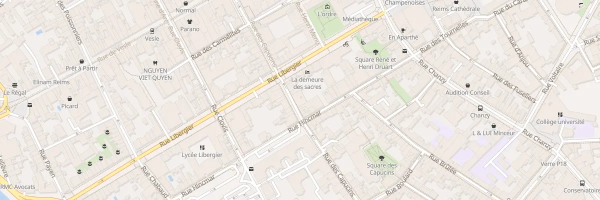 Plan du 39 Rue des Capucins à Reims