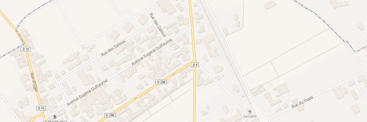 Plan du 43 Av de la République au Mesnil-sur-Oger